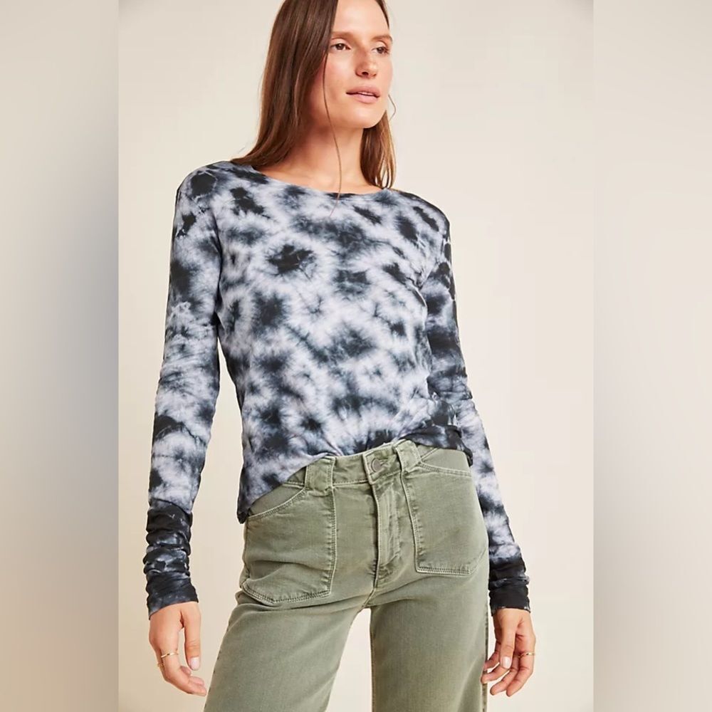 Goldie Tie-Dyed Long-Sleeved Tee (Anthropologie)